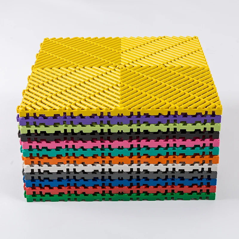 Plastic Garage Floor Tiles for Outdoor Parking Warehouse Workshop - Durable PVC Flooring Supplier Factory Direct From China