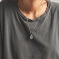 EManco Zodiac Necklaces Gold Charms Engrave Jewelry Libra Virgo Aries Zodiac Pendant Stainless Steel Necklace for Women
