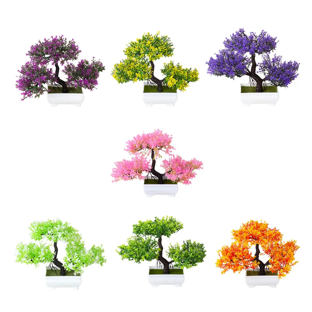 L756-1 Cheap Low Price Decorative Fake Potted Plant Bonsai Mini Greenpine Artificial Greenpine Plant with Pot