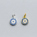 6mm S925 Sterling Silver Charm Round Zircon Pendant for DIY Women Necklace Bracelet Earrings Permanent Jewelry Making