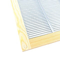 Queen Excluder for Beekeeping Timber-bound Essential Apiculture Tool Galvanizing Trapping Grid Net Metal Equipment New Condition