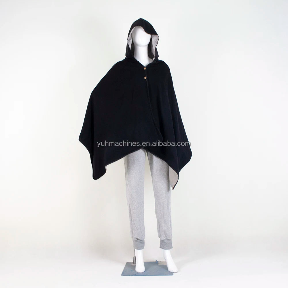 BLOCK EMF Blanket  EMF Protection Blanket Emf Shielding Shawl Anti-Radiation Shawl with Removable Hat