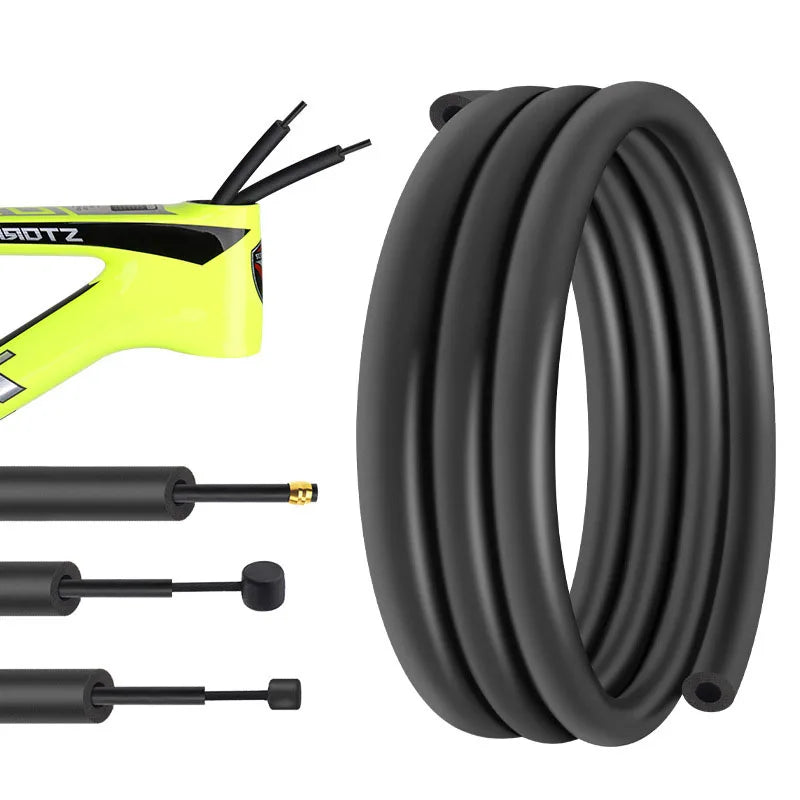 1.6M Black Bike Frame Internal Housing Damper 6mm Foam Sleeve Cable Dampener for MTB Road Shift/Brake/Hydraulic Hose