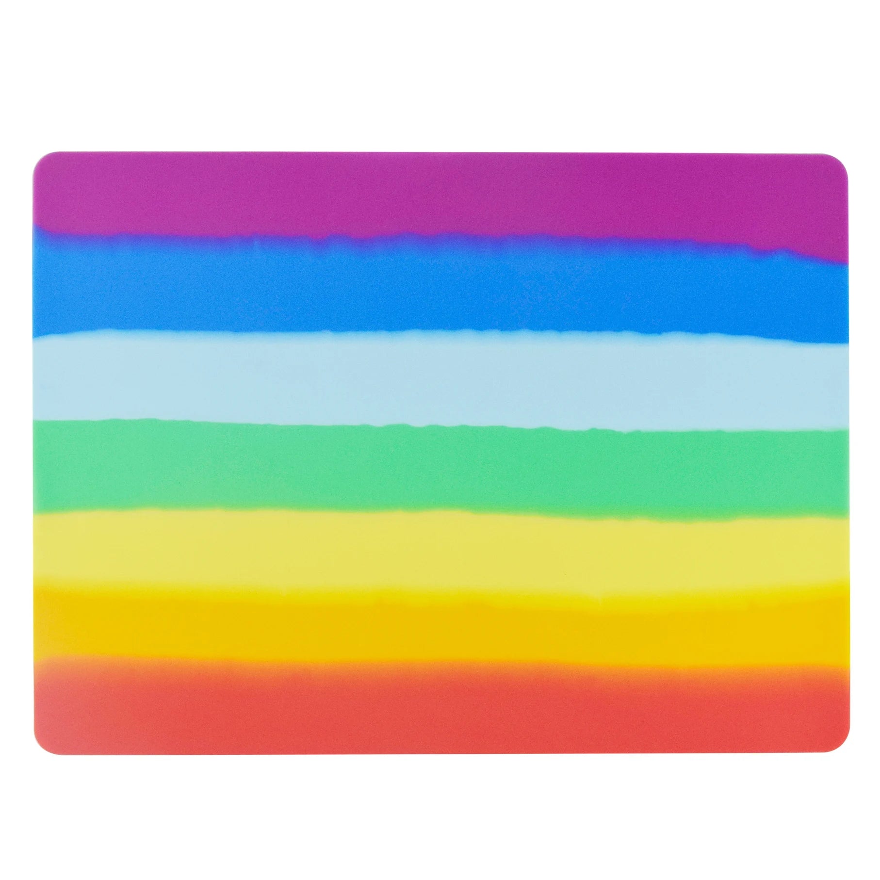 Rainbow Silicone Pad Supports Custom Easy Cleaning Personality Silicone Place Mat Silicone Placemat Table Mat Silica Gel