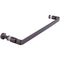 High Quality Modern Stainless Steel Shower Door Pull Handle with Brushed Finish for Bathroom