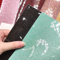 Patent Glitter Sequins Faux Leather Fabric Sheets Pu Leather Synthetic Leather for Shoes Diy Crafts Hair Bows