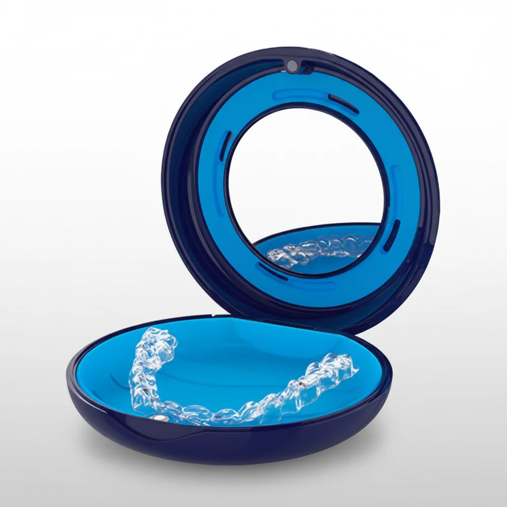 Dentistry Supplies Retainer Case Silicone Retainer Box Magnetic Closure Custom Printed Retainer Box
