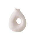 Nordic Creative Ceramic Vase for White Flower Arrangement High-End Small Ornament for Home for Living Room Dining Table Matt