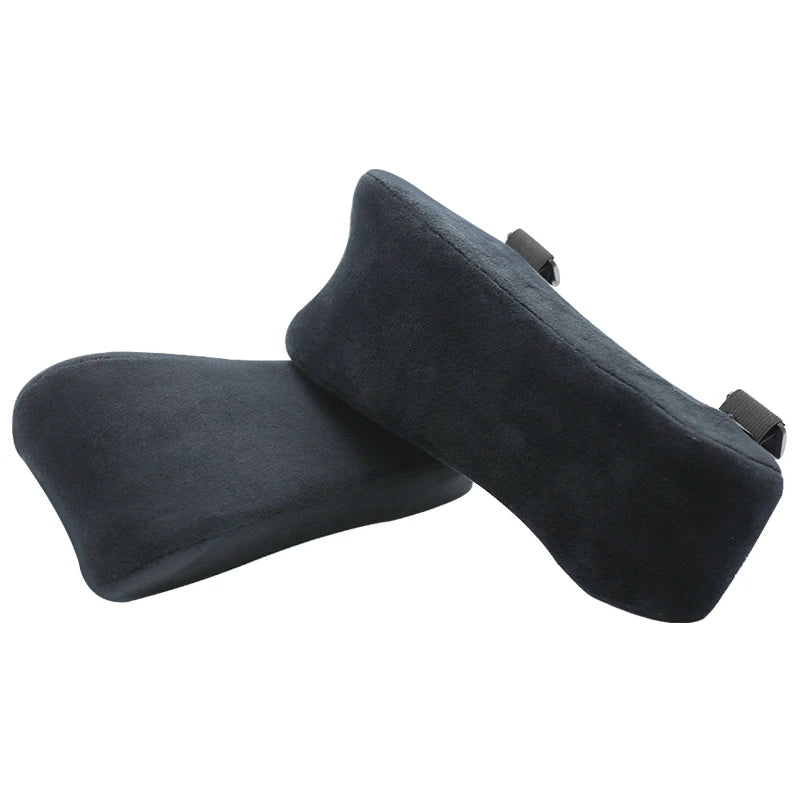 Removable Universal Ergonomic Office Chair Armrest Cushion Memory Cotton Filling Oblong Shape Lightweight Removable Washable