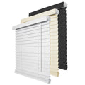 2inch Faux Wood Blinds Cordless Control Using Remote Control Motorized Wooden Blinds for Office