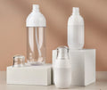 Transparent White PETG Refillable Pump Lotion Dispenser Bottle Cosmetics Containers for Shampoo Use