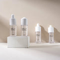 Cylindrical Design IPET Material White Rubber Top Essence Oil Dropper Bottle