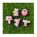 Jewelry Charms Rabbit Resin Handbag Flat Back Cabochons Mini Toys Gifts Jewelry Decoration Fit DIY Accessories