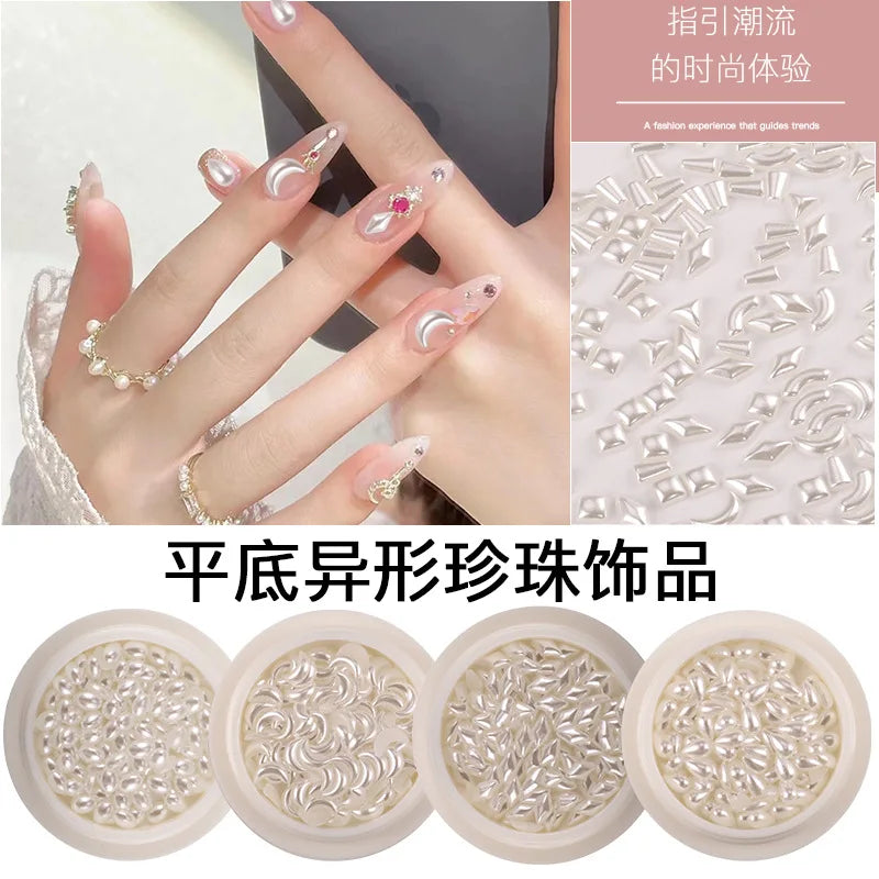 Multi-shape Nail Ornament 3d Crystal Nail Decorations Accessories Nail Art Charms Rhinestones