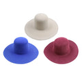 Fashion Rabbit  Fur Felt Hat Body Wholesale Custom  Wide Brim  Hat Body Stiffness Felt Cap Hatbody