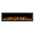 Modern Electric Fireplace Heater 1500W Remote App-Controlled LED Flame Metal Construction 10000-19999 BTU for Household Use US