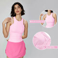 Spring and Summer Sports Fitness Tank Tops Gym Clothes Open Back Running Yoga Tank Top Women High Impact Sports Bra Crop Top