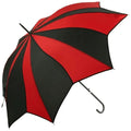 LOTUS Stylish Swirl Walking Stick  Umbrella Metal Tips J Handle Umbrella for Rain and Sunshine