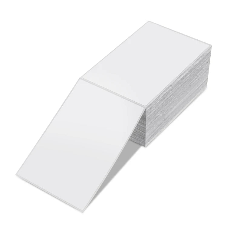 Private Round Product Paper Stickers Custom Size Small Shipping Paper Labels 100x150 4x6 Thermal Transparent Printing Label