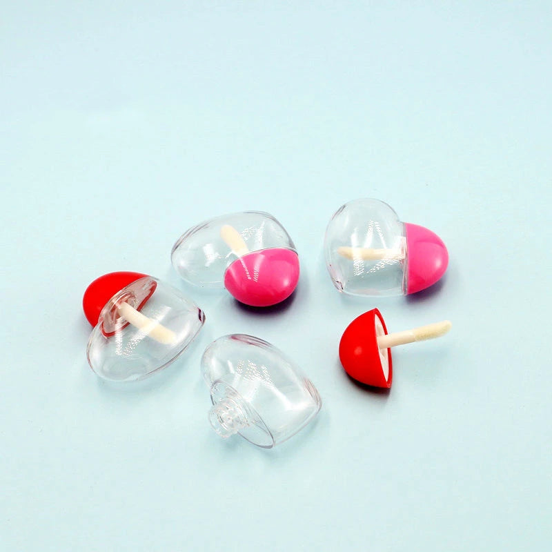 5ml Empty Cylinder Cute Cosmetic Packaging Plastic Bottle Lipstick Lip Gloss Container Oil Tube