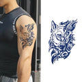 Fashion Customize Waterproof Tribal Half Arm Tattoo Body Art Painless Temporary Tattoo Sticker Last 15 Days