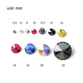 Dongzhou Rivoli Shaped K9 Fancy Stone Glass Rhinestones Wholesale Loose Crystal Beads for Jewelry Making Diy Accessories