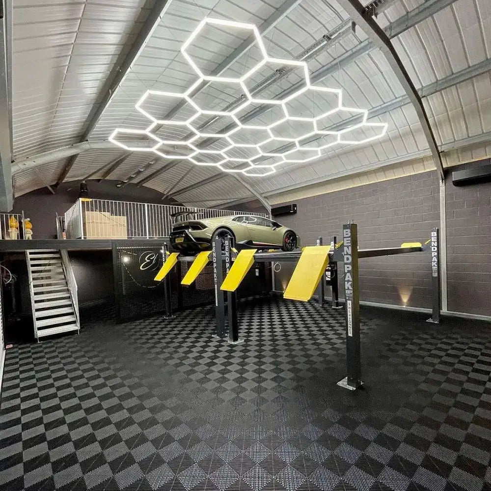 Quality Vinyl Flooring Modular Car Wash Heavy Duty and Workshop Use Garage Floor Tile Plastic Flooring