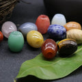 Natural Healing Crystal Agate Jade Stone Barrel Beads 6mm Big Hole Natural Stone Bucket Bead for DIY Bracelet Necklace Making