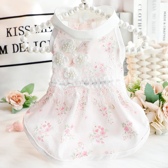 Pet Spring and Summer Clothing Thin Princess Skirt Cat and Dog Clothing