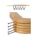 Lavinia Hotel Anti Theft Coat Hanger with Clip Anti Theft Ring for Clothes  Hotel Wood Hanger