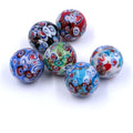 20mm Murano Millefiori Murano Glass Marble Balls