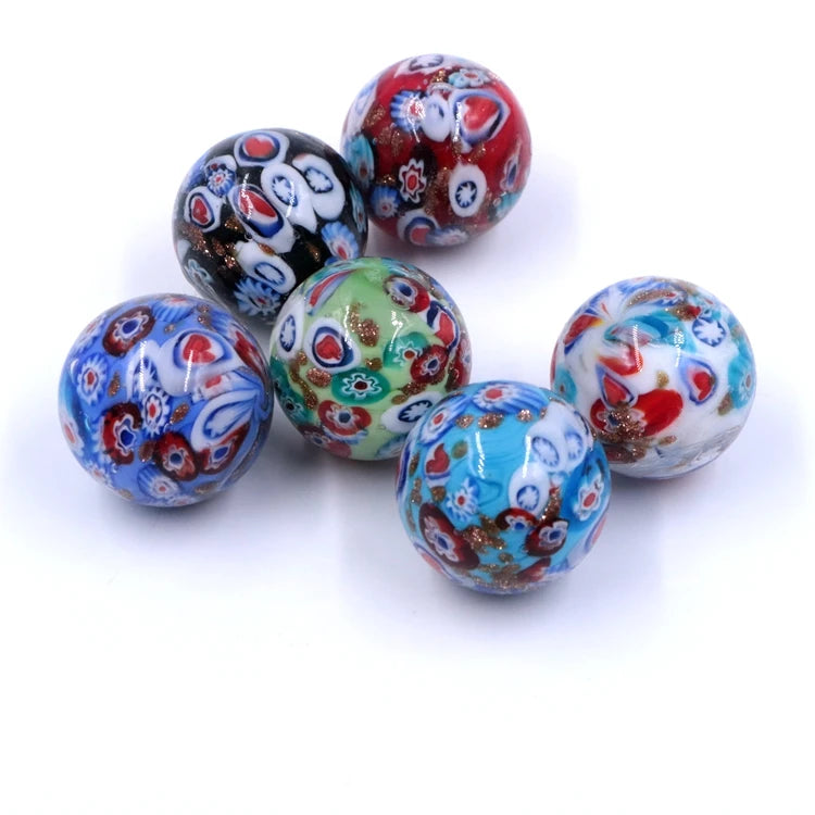 20mm Murano Millefiori Murano Glass Marble Balls