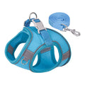 Luxury Reflective Nylon Pet Harness Leash XS Size Custom No Pull Vest Button Closure Adjustable Control for Small Medium Dogs