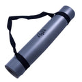 FITA OEM Line Position 5mm Thick Strap Carry Exercise Print Anti-slip Anti Slip Large PU Rubber Yoga Mat With Carrying Strap