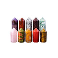 Wholesale natural crystal mini points healing mix materials quartz opal moss agate mini wands for home decoration