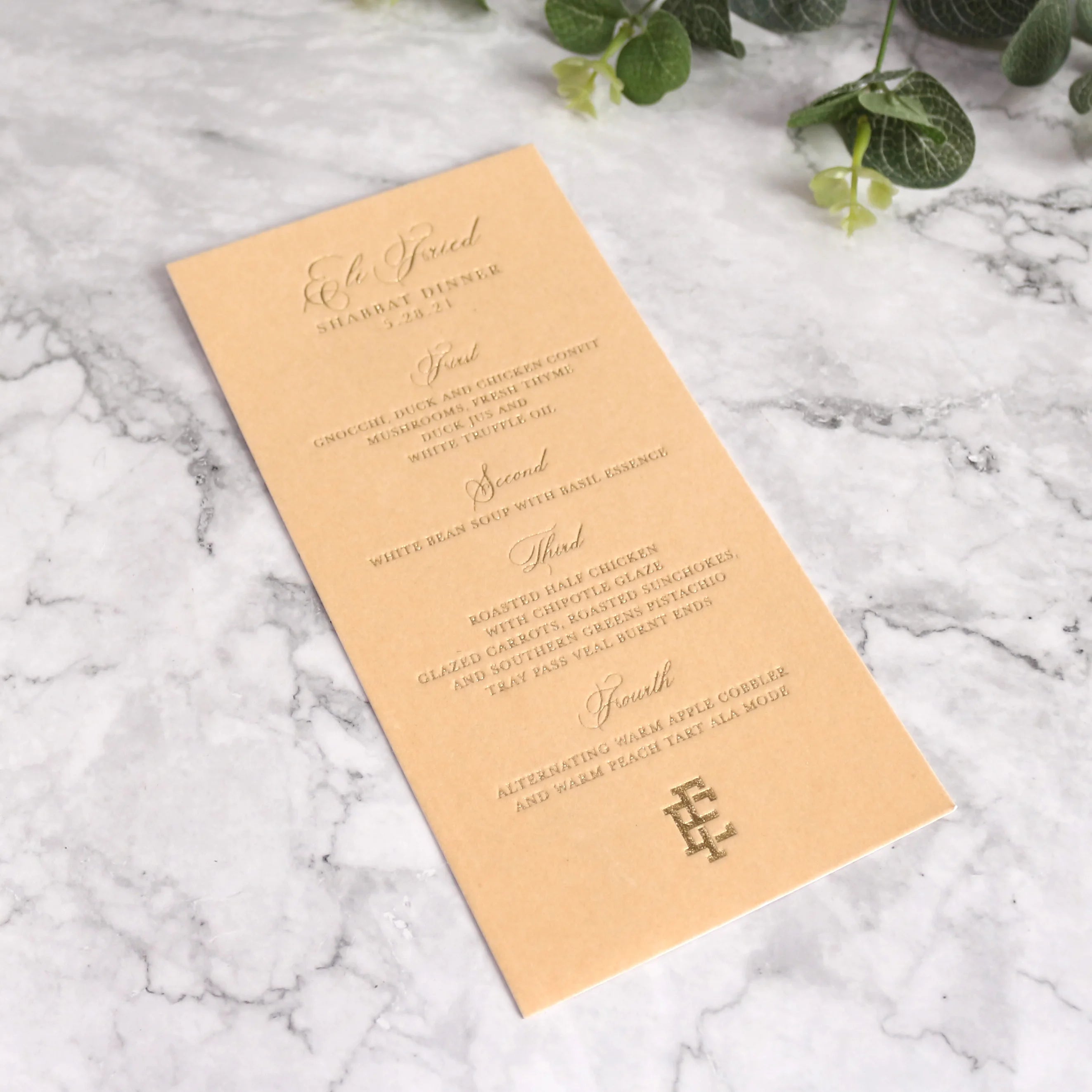 Customizable Colors Velvet Menus With Gold Foil Stamping Luxury Style Restaurant Food Bar Handmade Wedding Paper Menu Cards