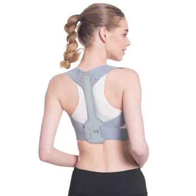 Upgrade Spine & Full Shoulder Support Adjustable Back Straightener for Women & Men Posture Corrector