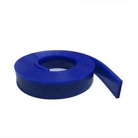 Screen Printing Accessories Factory Price Blue Color 80A 85A Shore Polyurethane Squeegee Rubber Squeegee for Screen Printing