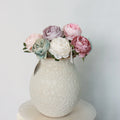 TG065 Wedding Home Decoration Flower Rose Single Tea Rose Poney Home Decoration Wedding Props Hand Bouquet Camellia