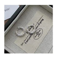 Geometric Women Female 925 Sterling Silver Wrinkled Texture Round Hoop Earrings on Ear Jewelry