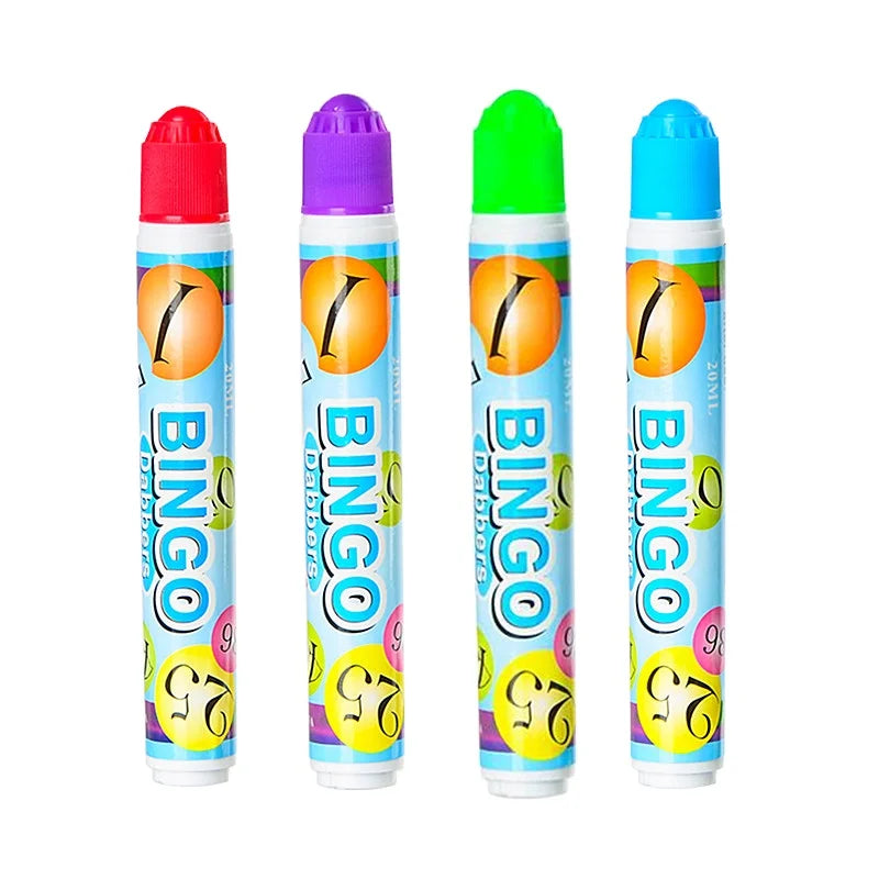 Wholesale Lovely Cheap Bingo Art Markers 10 mm  20 ml No Leaking Colorful Water Based Inks Bingo Game Bingo Dabber Marker