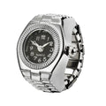 RisingMoon Fashion Digital Ring Watch Women Couple Ring Quartz Watch Finger Watch Ring