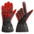 Custom Heated Racing Gloves for Men Women Breathable Rechargeable Leather Motorcycle Gloves for Winter Outdoor Sports Casual
