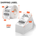 Customizable 4X6 Direct Thermal Folding Packaging Labels Factory Waterproof E-Commerce Logistics Waybills Water Promotions