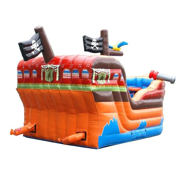 2025 Tentand Table Commercial Inflatable Bounce House with Slide - Pirate Ship Kids Jumper