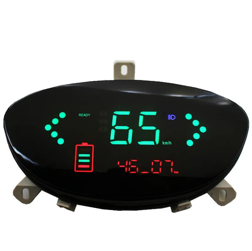 The New 48V60V72V Color Screen LED LCD Display Electric Vehicle Code Meter Power Speed Meter
