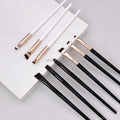 Multifunction Flat Slope Angled White Ultra Fine Micro Stroke Eye Shadow Brow Concealer Brush Slant Eyebrow Eyeshadow Brushes
