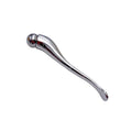 Custom 8.5cm Makeup Spoon Zinc Alloy Metal Eye Cream Cosmetic Spatula With Rotatable Stainless Steel Magnet Ball