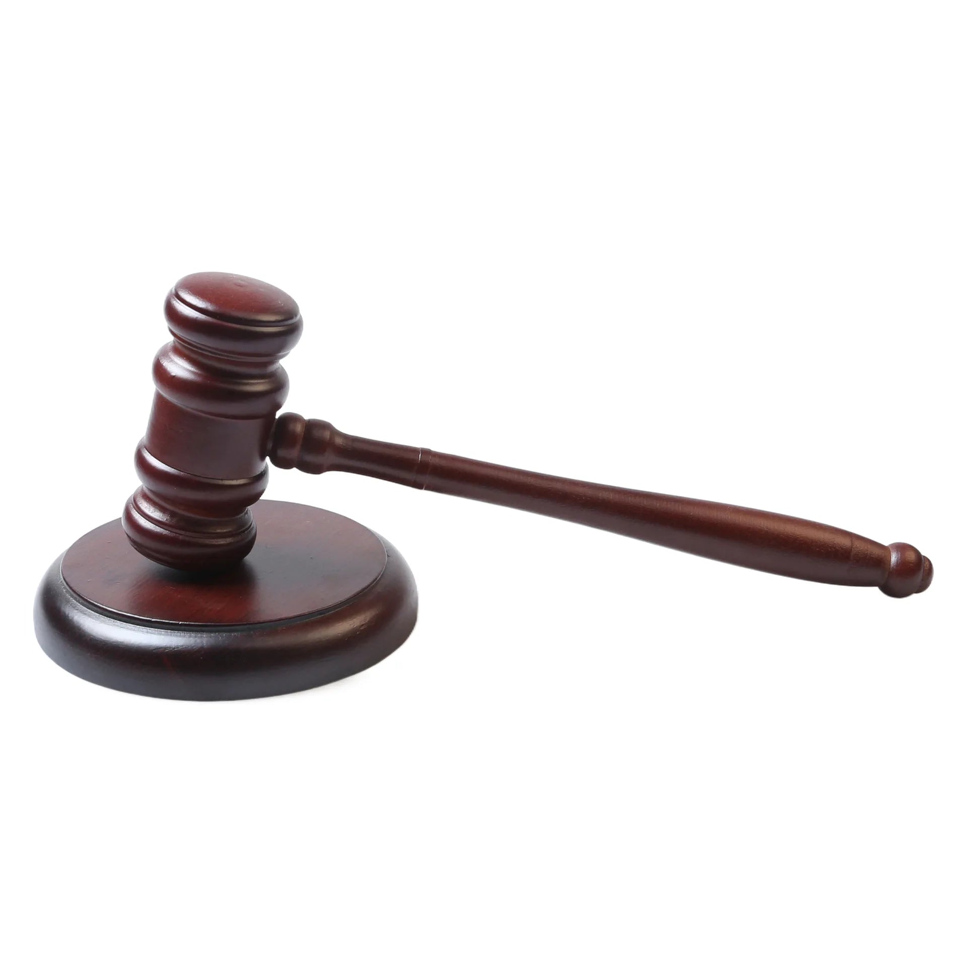 Handcrafted Judge Law Lawyer Auctioneer Gavel Wooden Hammer Mallet Round Block Set Office Desk Accessories Decor