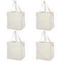 Large Reusable Custom logo Reusable Plain Eco Friendly Reusable Organic Durable Cheap Tote Shopping Blank Cotton Tote Bags